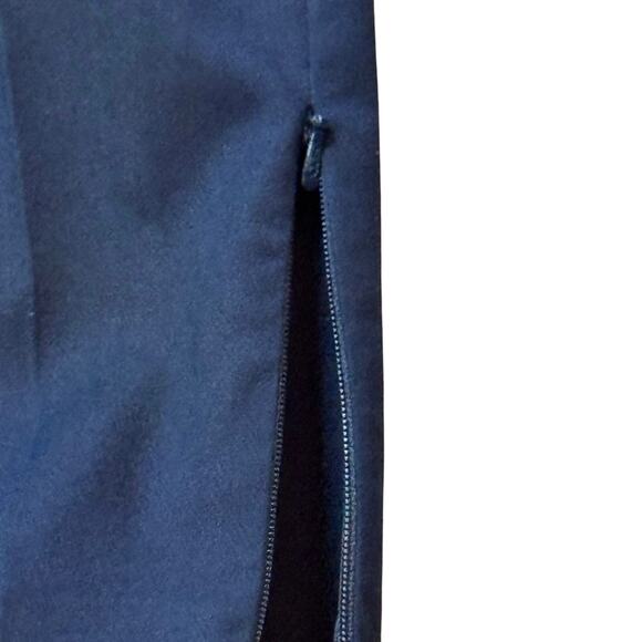 Reiss Darlas Skinny Mid Rise Zip-Hem Cropped Trousers Pants Blue Women's Size 4 - Picture 6 of 13